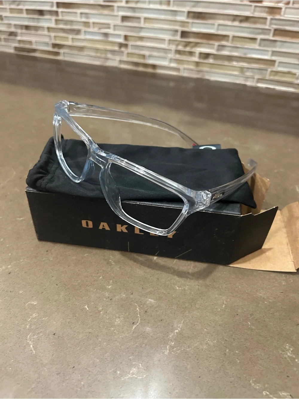 Oakley Clear Transparent Frame Eyeglasses